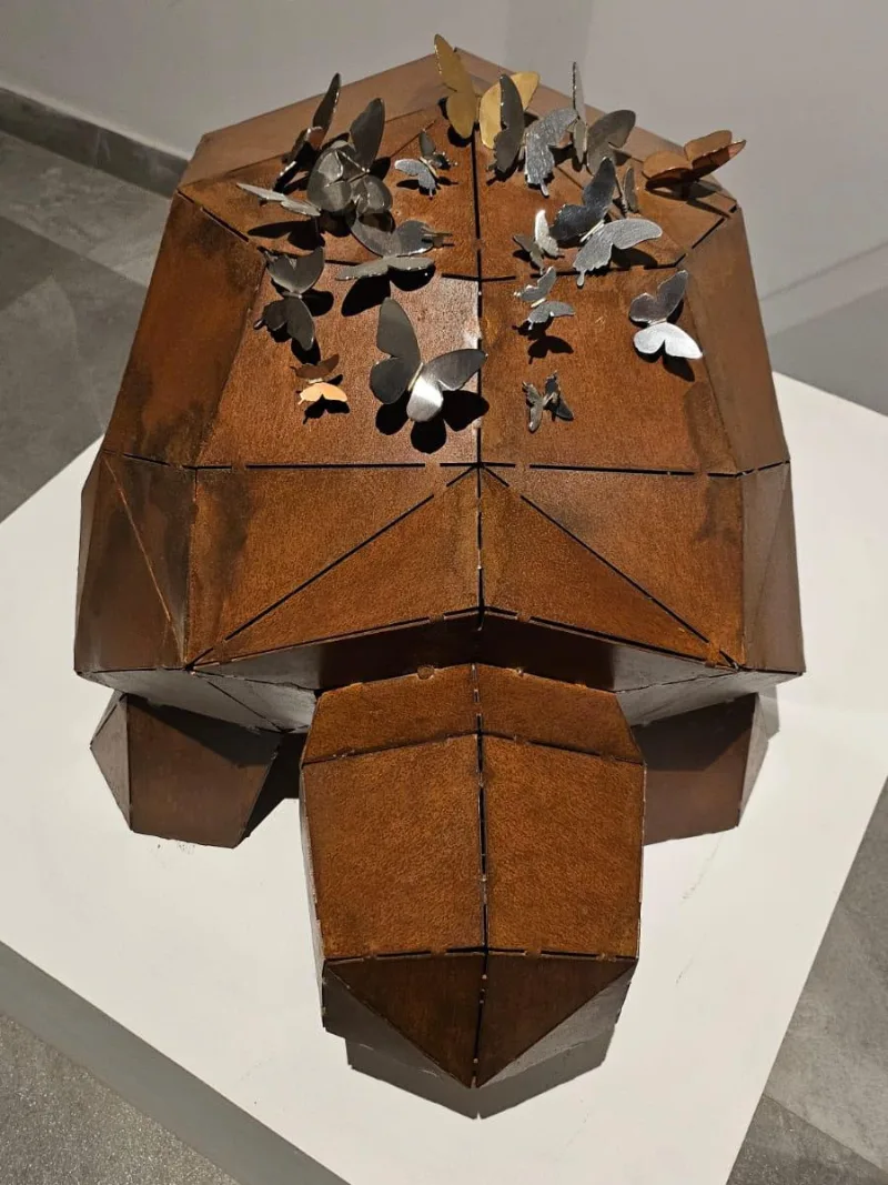 Turquil Essence Corten steel & Stainless Steel sculpture by FormForge
