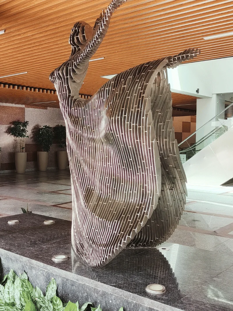 Ballerina Sculpture in Gurugram, India, 2023