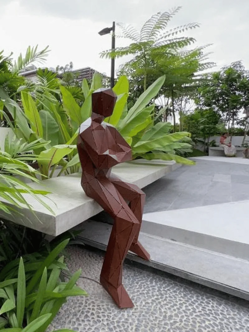 The Carefree Seat Sculpture in Hyderabad, India, 2022