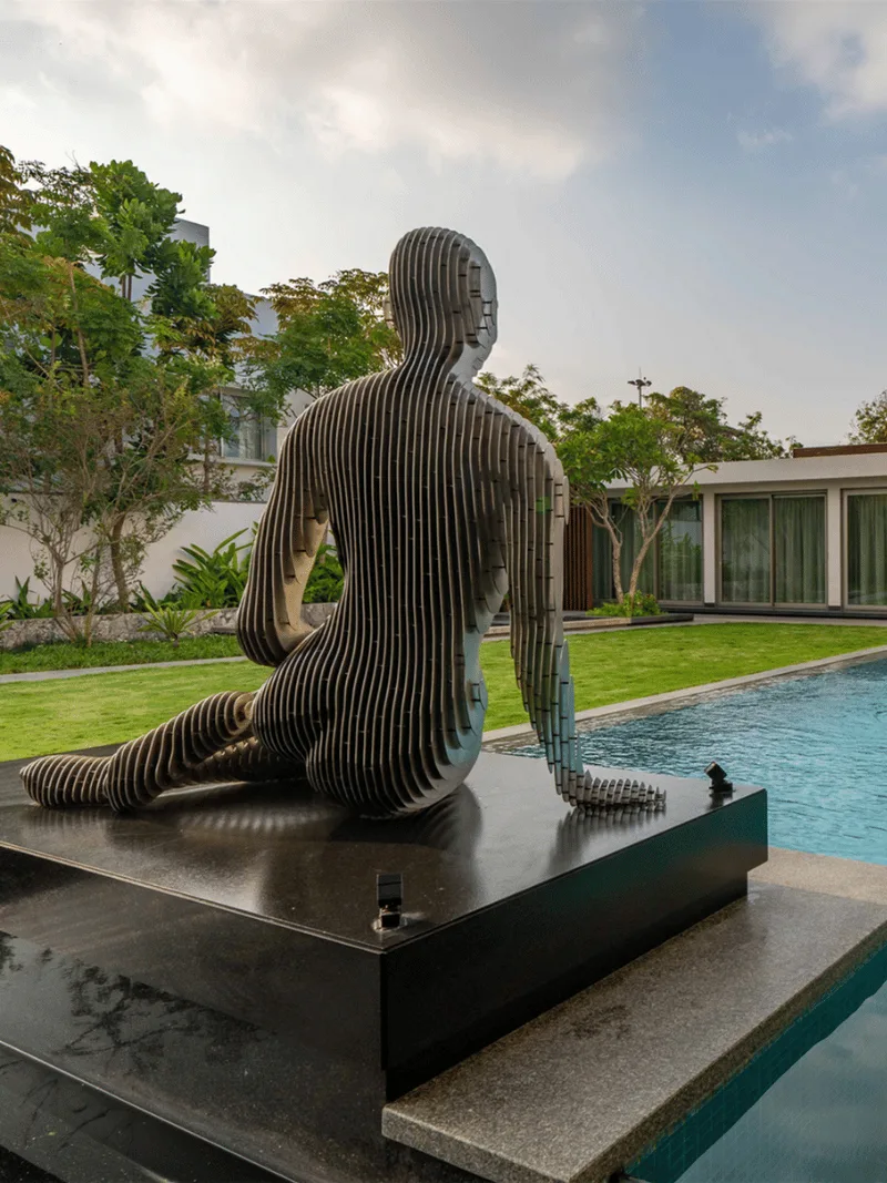 Etherea Sculpture in Chennai, India, 2019