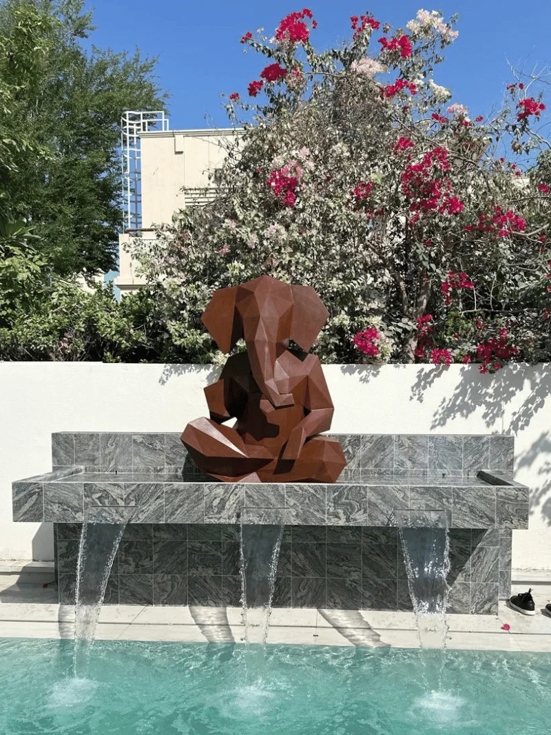 Ganapati Hindu deity sculpture in Dubai UAE, 2024