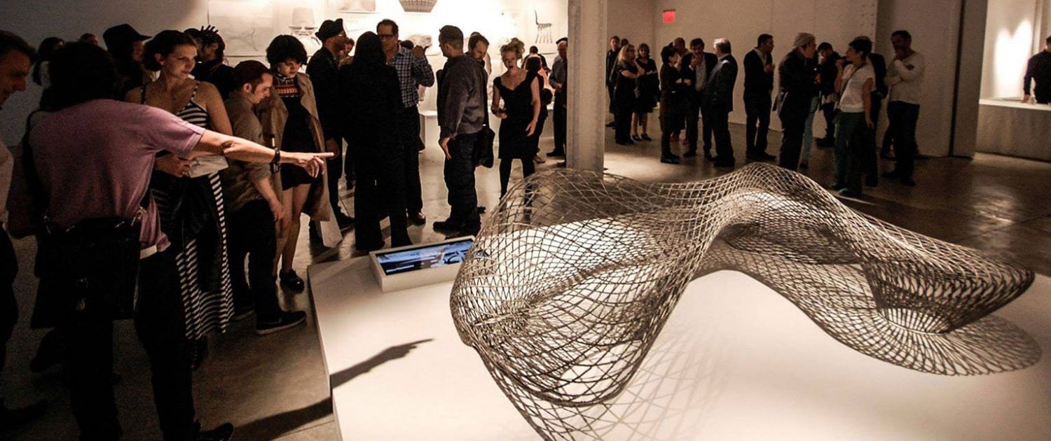 Metal Sculpture Integrated in Modern Architecture by FormForge