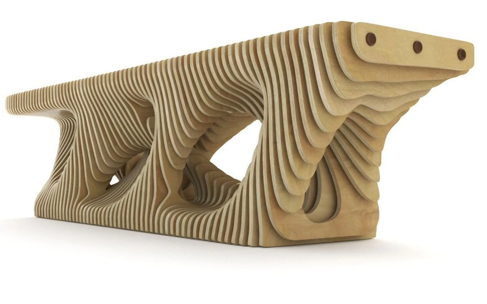Parametric chair — computationally designed sculptural seating for luxury interiors by FormForge