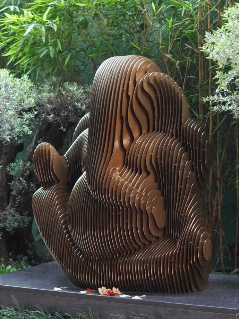 Vighnaharta Sculpture in Mumbai, India, 2022